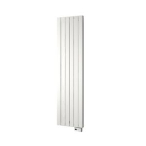 Designradiator Plieger Cavallino Retto Elektrisch 1000 Watt 180x45 cm Mat Wit