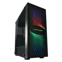 Case Midi LC-Power 800B Interlayer X RGB ATX,1xUSB3.0, USB2.0, USB-C,