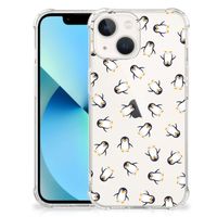 Doorzichtige Silicone Hoesje voor iPhone 13 mini Pinguïn - thumbnail