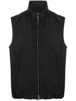 Canali gilet matelassé à fermeture zippée - Noir