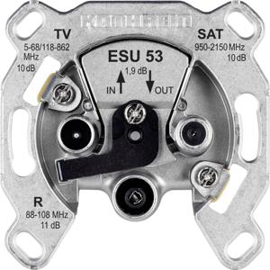 Kathrein ESU 53 Antennedoos Satelliet, TV, FM Inbouw (in muur) Loop-through outlet