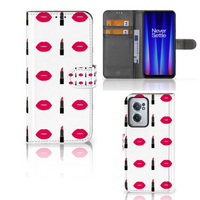 OnePlus Nord CE 2 Telefoon Hoesje Lipstick Kiss - thumbnail