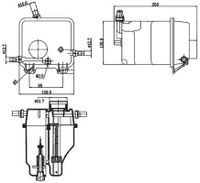 Expansietank, koelvloeistof CRT125000S