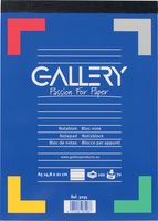 Gallery schrijfblok, ft A5, gelijnd, blok van 100 vel