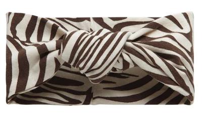 Little Indians haarband Zebra meisjes katoen crème/ Little Indians haarband Zebra meisjes katoen crème/