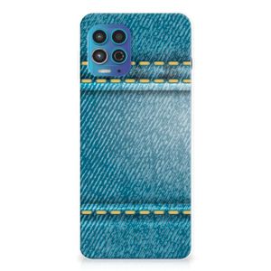 Motorola Moto G100 Silicone Back Cover Jeans