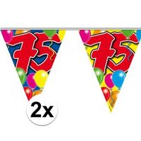 2x Vlaggenlijn 75 jaar 10 meter   - - thumbnail