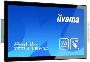 Iiyama ProLite TF2415MC Touchscreen monitor Energielabel: F (A - G) 60.5 cm (23.8 inch) 1920 x 1080 Pixel 16:9 16 ms HDMI, VGA, DisplayPort, RJ45, Jackplug VA