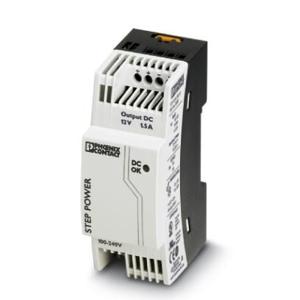 Phoenix Contact STEP-PS/1AC/12DC/1.5 DIN-rail netvoeding 12 V/DC 1.65 A 18 W Aantal uitgangen: 1 x Inhoud: 1 stuk(s)