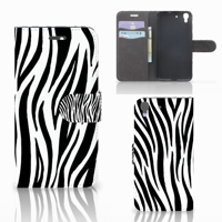 Honor 4A | Y6 Telefoonhoesje met Pasjes Zebra