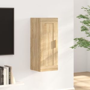 Hangkast 35x34x90 cm bewerkt hout sonoma eikenkleurig