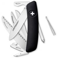 Swiza zakmes D10 Box unisex 95 x 29 x 21 mm RVS zwart