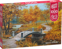 Autumn in an old Park Puzzel 1000 Stukjes - thumbnail