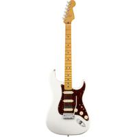 Fender American Ultra Stratocaster HSS Arctic Pearl MN elektrische gitaar met koffer - thumbnail