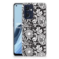 OPPO Reno 7 5G | Find X5 Lite TPU Case Black Flowers