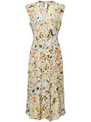 Equipment Jurk met bloemenprint - Beige