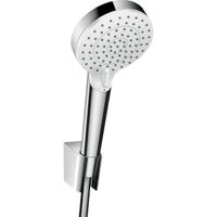 Hansgrohe Crometta vario porter doucheset ecosmart met slang 125cm wit chroom 26693400 - thumbnail