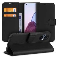 Book Case Hoesje OPPO Reno8 Lite | OnePlus Nord 20 5G Zwart - thumbnail