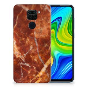 Xiaomi Redmi Note9 TPU Siliconen Hoesje Marmer Bruin