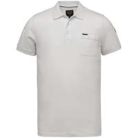 Short sleeve polo stretch jersey bright white