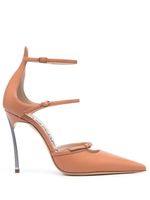 Casadei Rachel Super Blade 105mm pumps - Marron - thumbnail