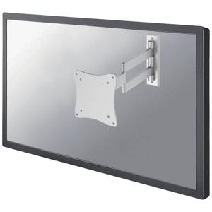 Neomounts FPMA-W830 Monitor-wandbeugel 1-voudig 25,4 cm (10) - 68,6 cm (27) Zilver Kantelbaar, Zwenkbaar