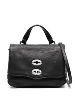 Zanellato mini sac Postina en cuir - Noir - thumbnail