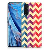 OPPO Find X2 TPU bumper Zigzag Multi Color