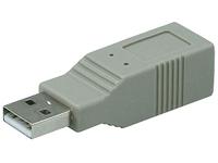 Monoprice USB 2.0 A/USB 2.0 B, M/F grijs