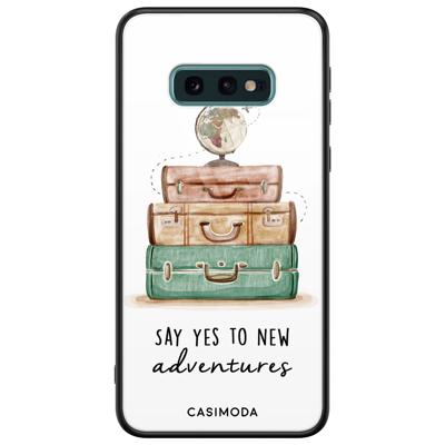 Samsung Galaxy S10e glazen hardcase - Wanderlust