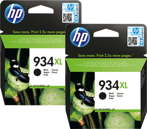 HP 934XL Cartridges Zwart Duo Pack