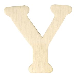 Houten naam letter Y