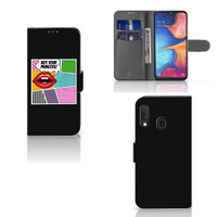 Samsung Galaxy A20e Wallet Case met Pasjes Popart Princess - thumbnail