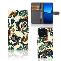 Wallet Case Xiaomi 13 Pro Barok Flower - thumbnail