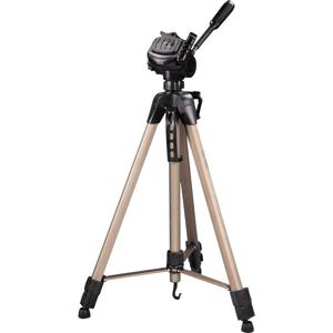 Hama Tripod 1/4 inch Werkhoogte: 66 - 166 cm Champagne Incl. tas, Waterpas