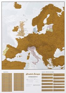 Scratch Map Europa Kraskaart | Maps International