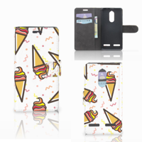 Lenovo K6 Book Cover Icecream