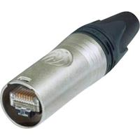 Neutrik NE8MX6 RJ45 etherCON CAT6A connector NE8MX6 stekker, rechte polen: 8P8C nikkel 1 st.