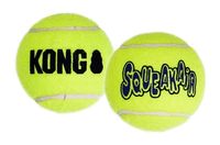 KONG SQUEAKAIR TENNISBAL GEEL MET PIEP 6,5X6,5X6,5 CM 6 ST