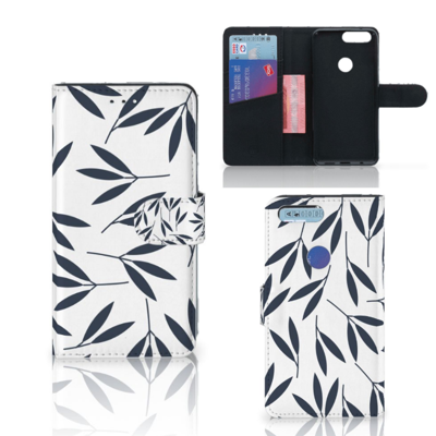 OnePlus 5T Hoesje Leaves Blue