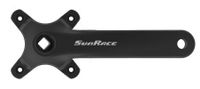 SunRace crankset FCM800 175 mm 10 12S zwart 2 delig - thumbnail