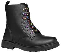 Geox J Eclair D enkellaars voor meisjes, Zwart Multi kleuren, 10 UK Child