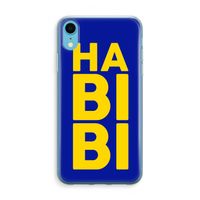 Habibi Blue: iPhone XR Transparant Hoesje - thumbnail