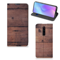 Xiaomi Redmi K20 Pro Book Wallet Case Old Wood - thumbnail