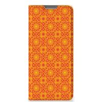 OPPO Find X5 Hoesje met Magneet Batik Oranje - thumbnail