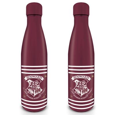 Harry Potter Hogwarts Crest & Stripes - Metalen Drink Fles - Overig (5050574254533) Harry Potter Hogwarts Crest & Stripes - Metalen Drink Fles - Overig (5050574254533)