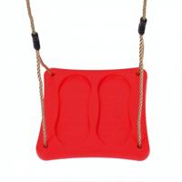Swing King voetschommel 35 x 35 cm kunststof rood