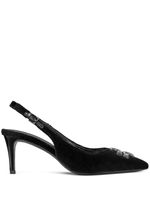 Tory Burch escarpins Eleanor 65 mm en velours - Noir