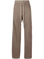 Rick Owens DRKSHDW pantalon en coton à coupe droite - Marron