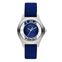 Horlogeband Marc by Marc Jacobs MBM1337 Onderliggend Leder Blauw 16mm - thumbnail